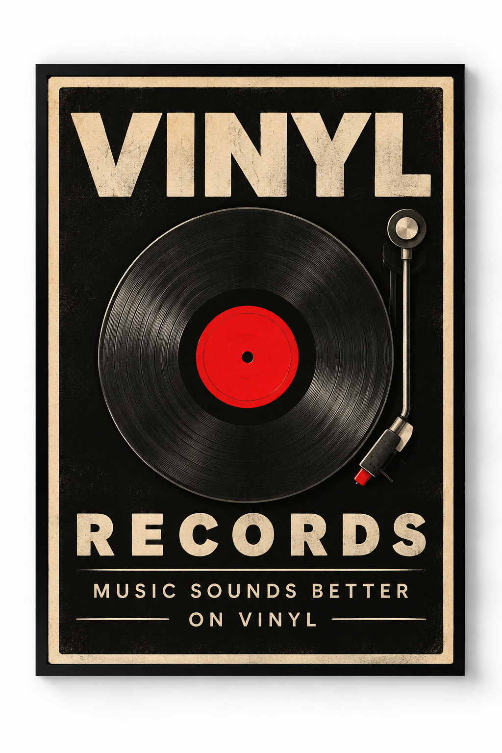 Tableaux Galerie Rétro – 60 × 80 cm — Vinyl Records
