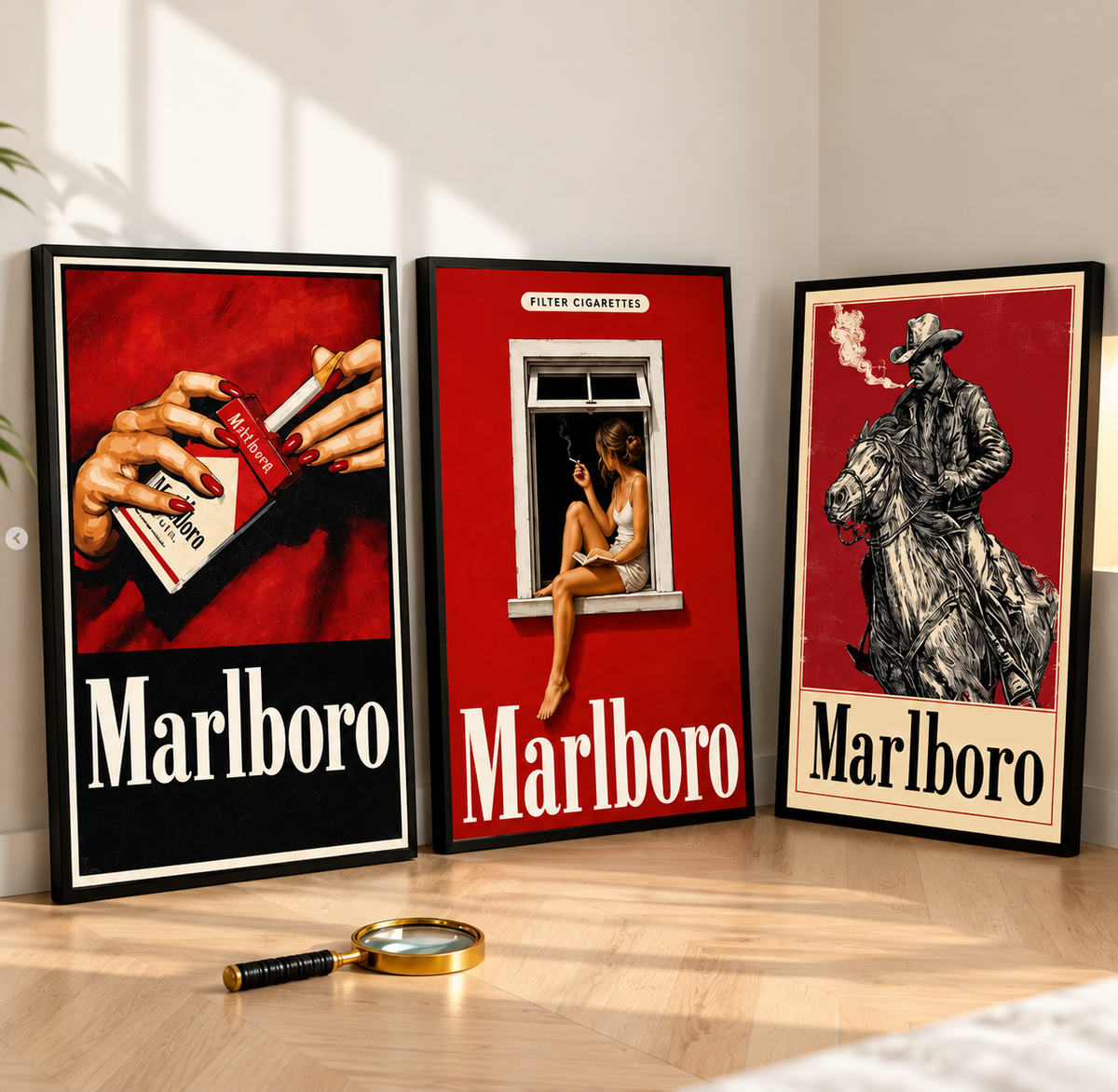 Tableaux Marlboro Vintage